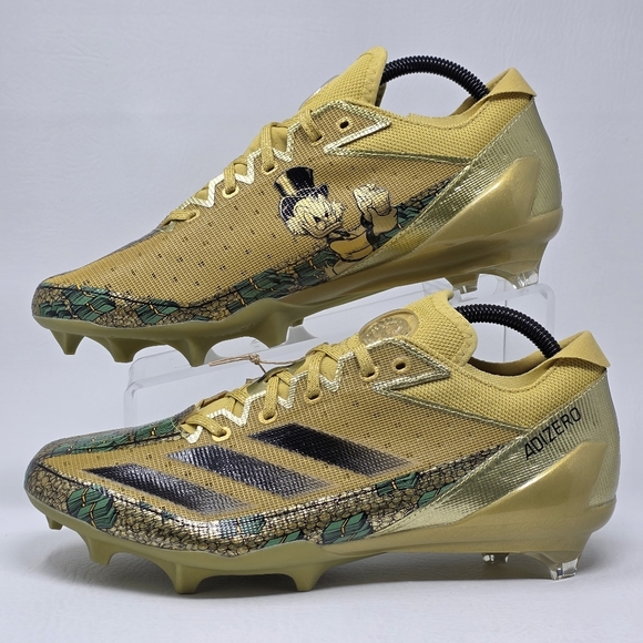 Adidas Adizero Electric X Disney Scrooge McDuck Gold Cleat IE6557 Men Sz 9.5 New - Picture 3 of 13